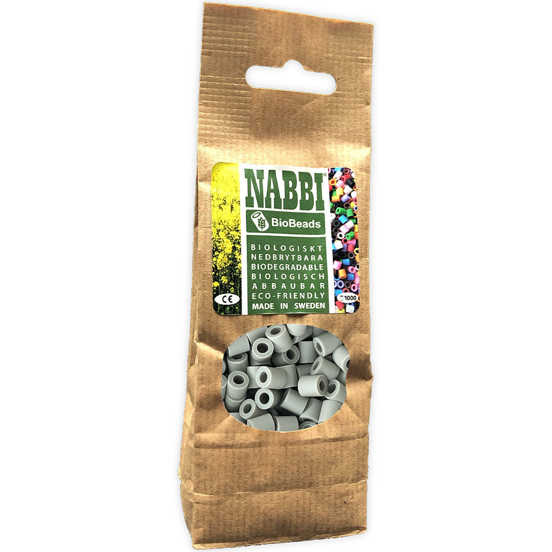 nabbi biobeads® strijkkralen grijs - 1000st | 9067820 | 1