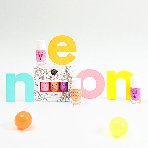 nailmatic kindernagellak op waterbasis - paris neon - 3st | 301PARIS | 1