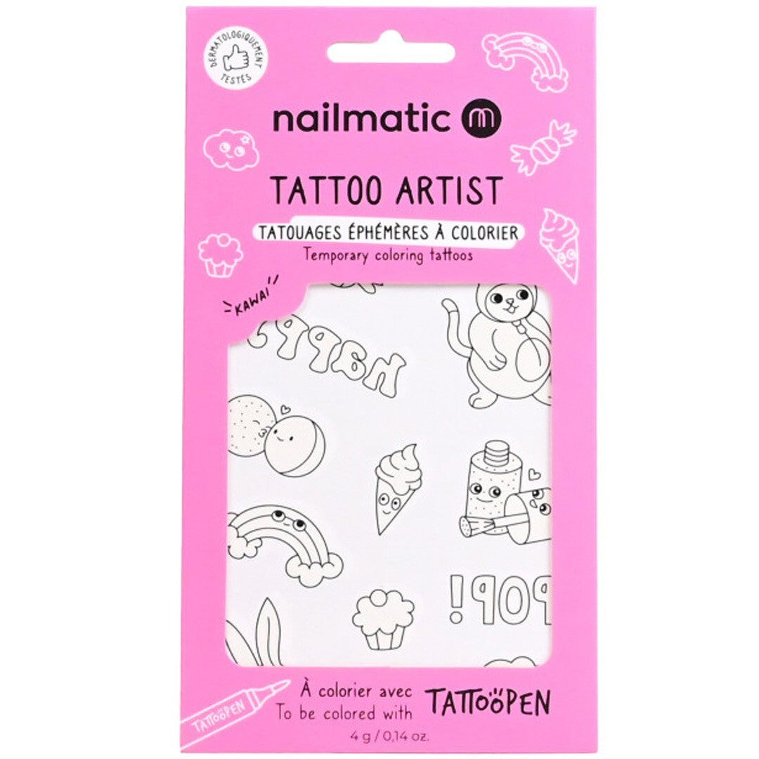 nailmatic kleurbare tattoos - kawaï | 150TKAWAI | 0