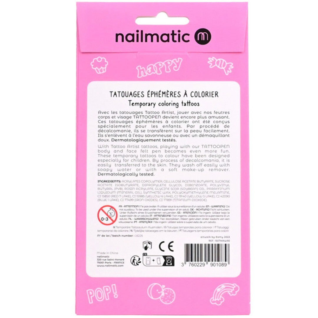 nailmatic kleurbare tattoos - kawaï | 150TKAWAI | 3