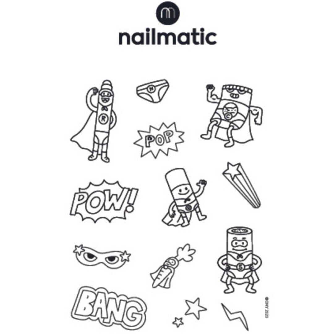 nailmatic kleurbare tattoos - superhelden | 150THEROES | 0