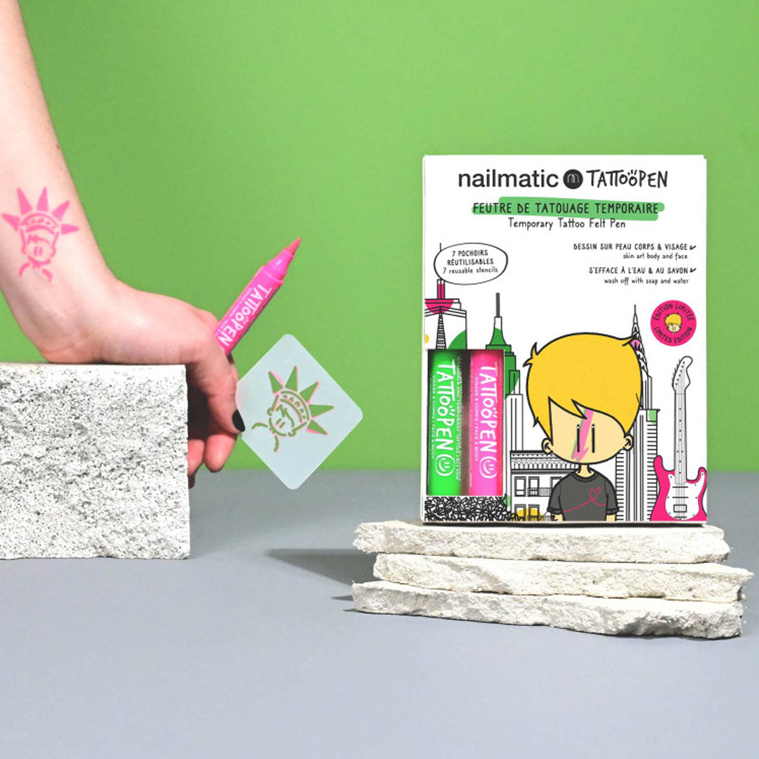 nailmatic tattoopen duo set - new york | 140TJONYC | 1