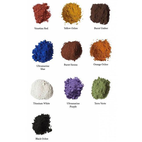 natural earth paint - natuurlijke olieverf complete startset | 181 | 1