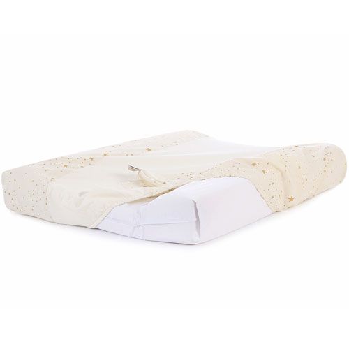 nobodinoz hoes verschoonkussen - gold stella natural | 2000000098234 | 0