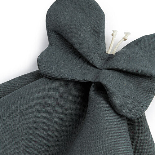 nobodinoz knuffeldoek lin français - butterfly - green blue | 8435574922830 | 1