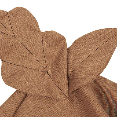 nobodinoz knuffeldoek lin français - leaf - noisette | 8435574924636 | 2