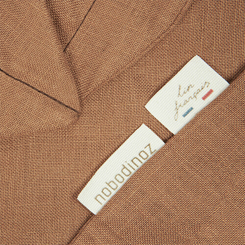 nobodinoz knuffeldoek lin français - leaf - noisette | 8435574924636 | 3