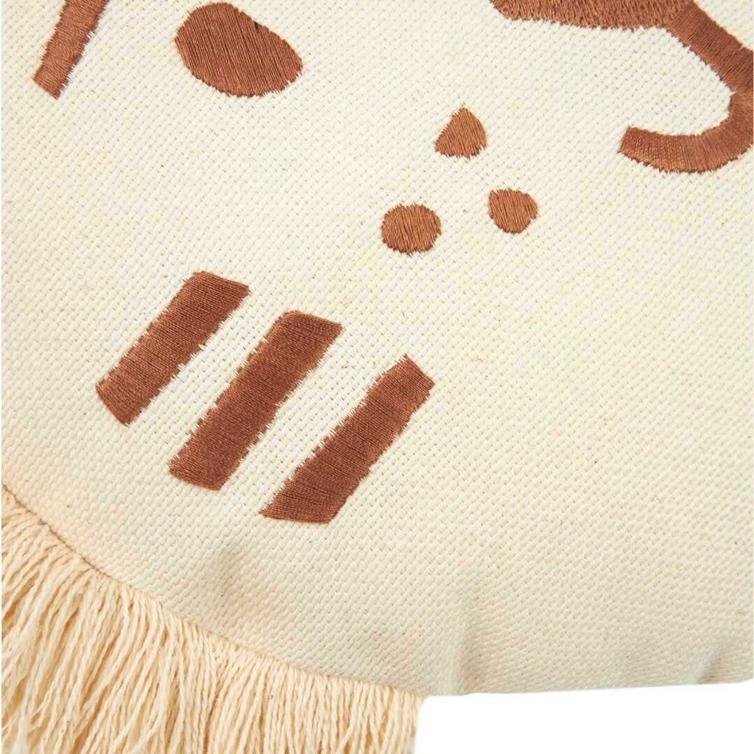 nobodinoz kussen tiger face - brown natural | 8435574932242 | 1