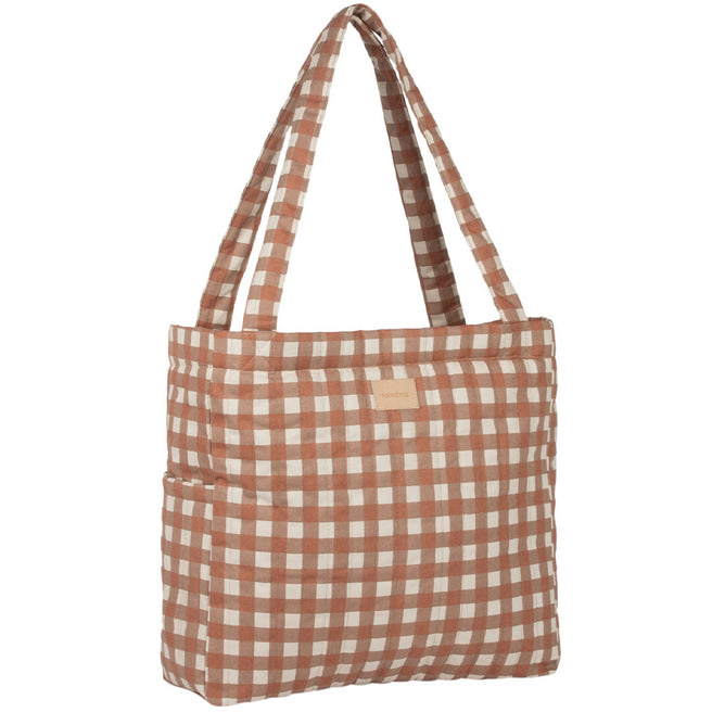 nobodinoz luiertas hyde park - terracotta checks | 8435574926777 | 0