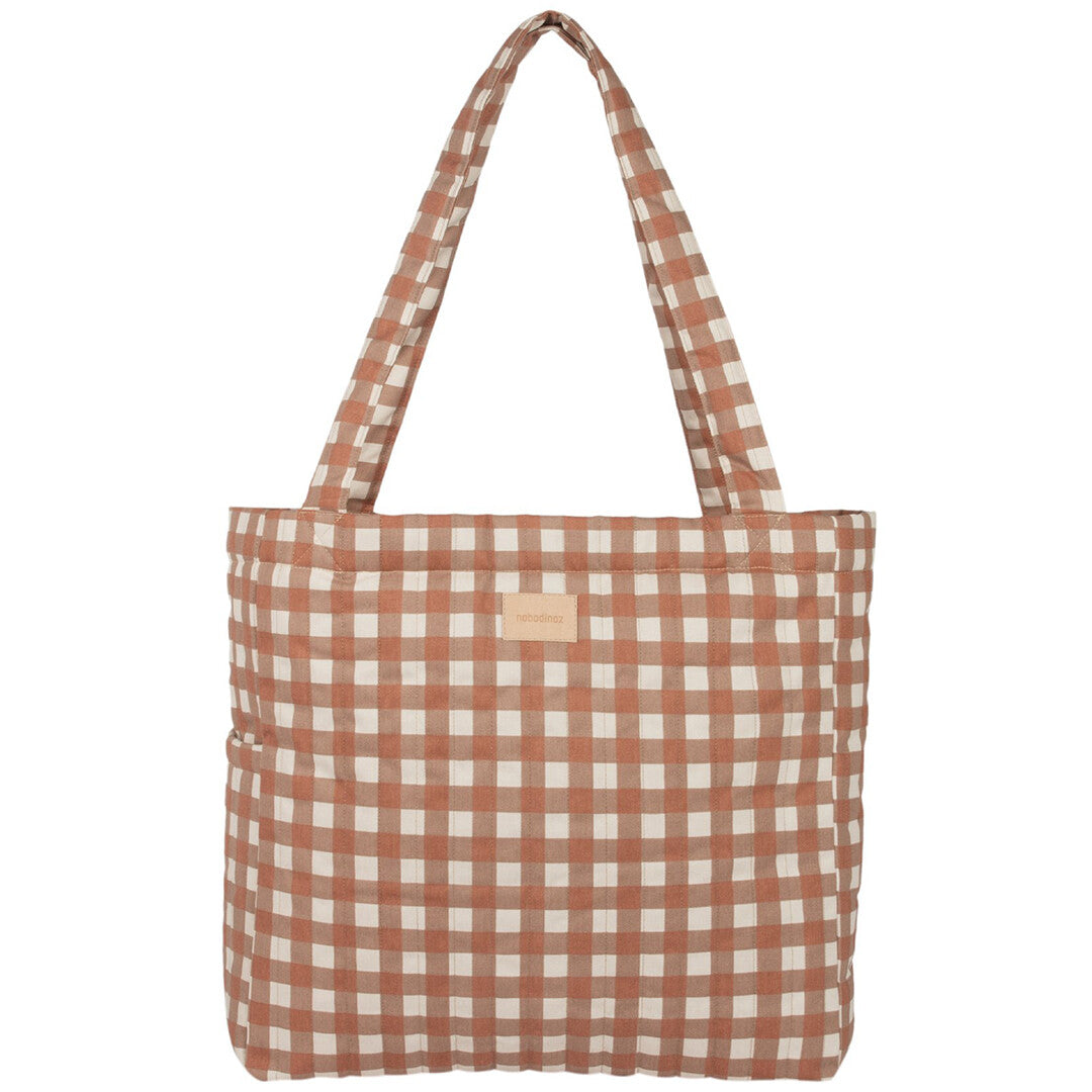 nobodinoz luiertas hyde park - terracotta checks | 8435574926777 | 1
