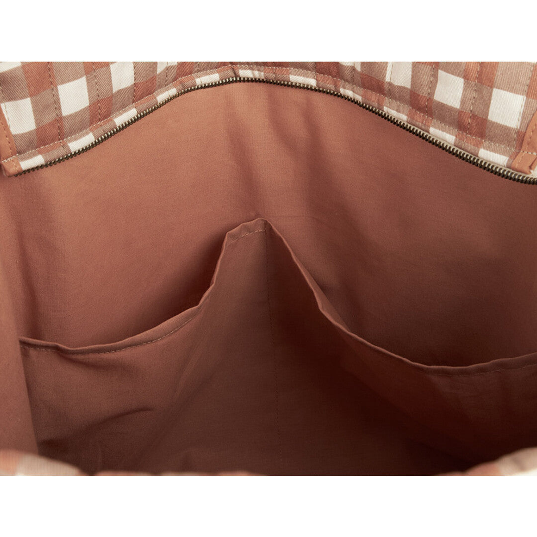 nobodinoz luiertas hyde park - terracotta checks | 8435574926777 | 5