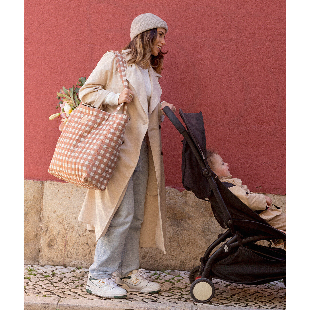nobodinoz luiertas hyde park - terracotta checks | 8435574926777 | 6