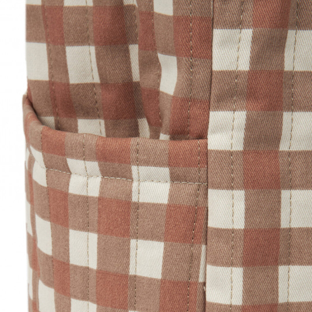 nobodinoz luiertas hyde park - terracotta checks | 8435574926777 | 8