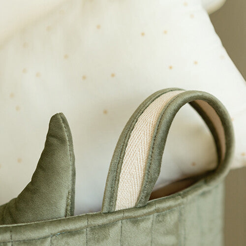 nobodinoz opbergmand savanna velvet - olive green | 8435574920706 | 1