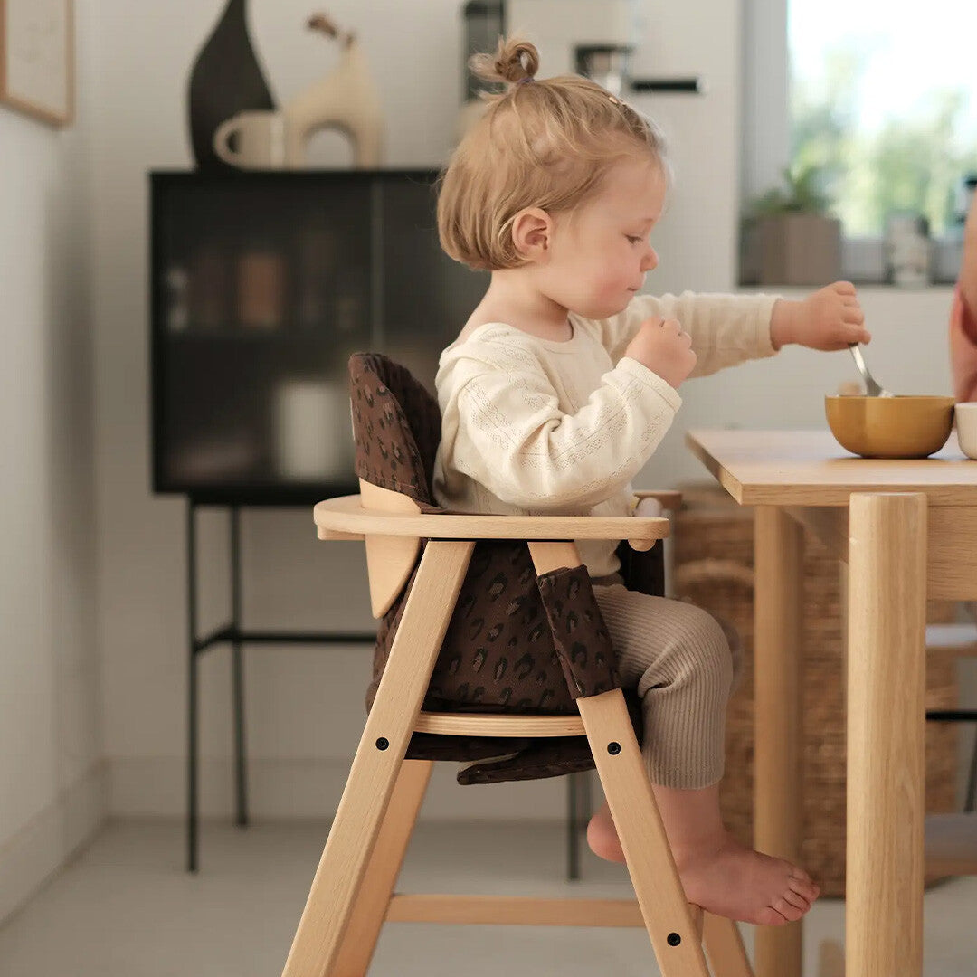 nobodinoz stoelkussen voor growing green kinderstoel - leonie brown | 8435574929532 | 1