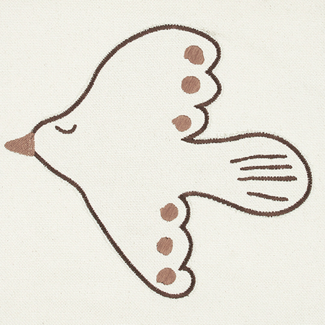 nobodinoz wandkleed bird - brown natural - 32x45 cm | 8435574932266 | 3
