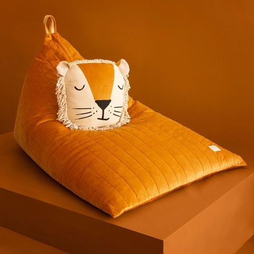 nobodinoz zitzak essaouira velvet - farniente yellow 115 cm | 2000000112466  | 2