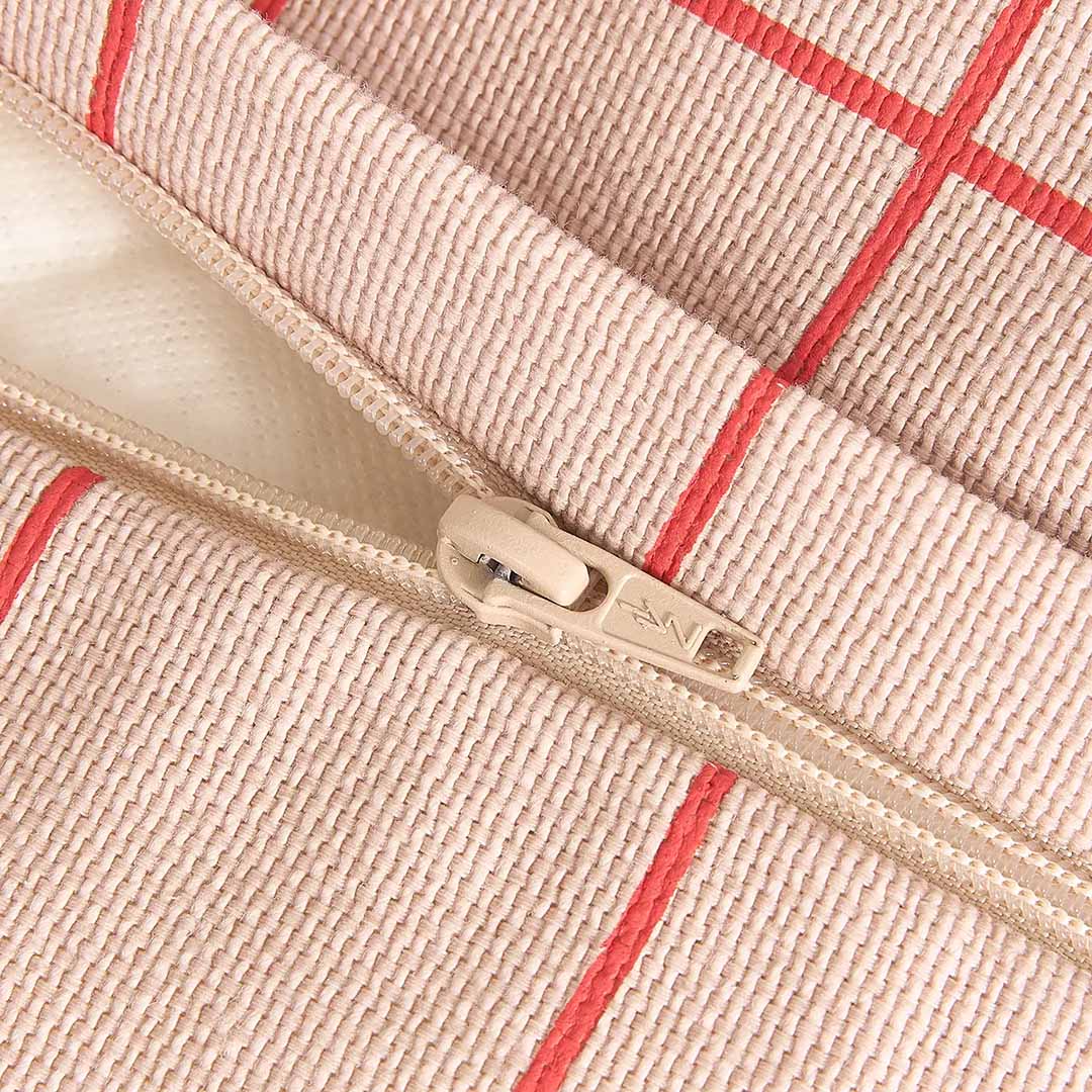 nobodinoz zitzak vibes - pink red grid | 8435574935014 | 3