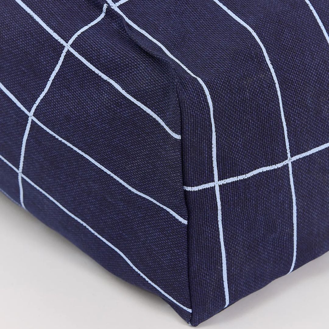 nobodinoz zitzak vibes - navy blue grid | 8435574938480 | 3