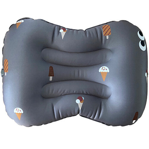 noui noui opblaasbaar stoelkussen ice cream anthracite | NN14001 | 0