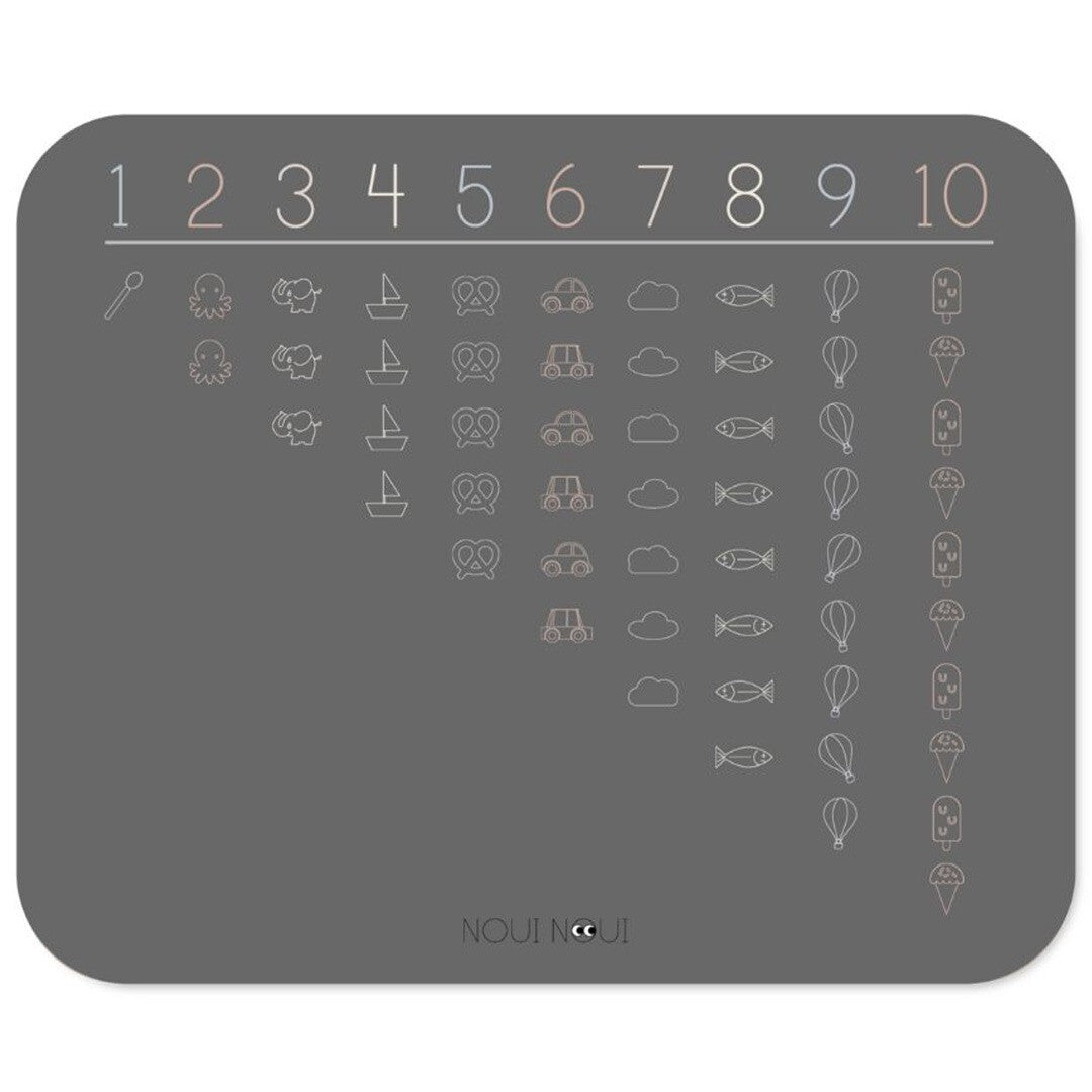 noui noui placemat learning numbers - 55 cm | NN12313 | 0