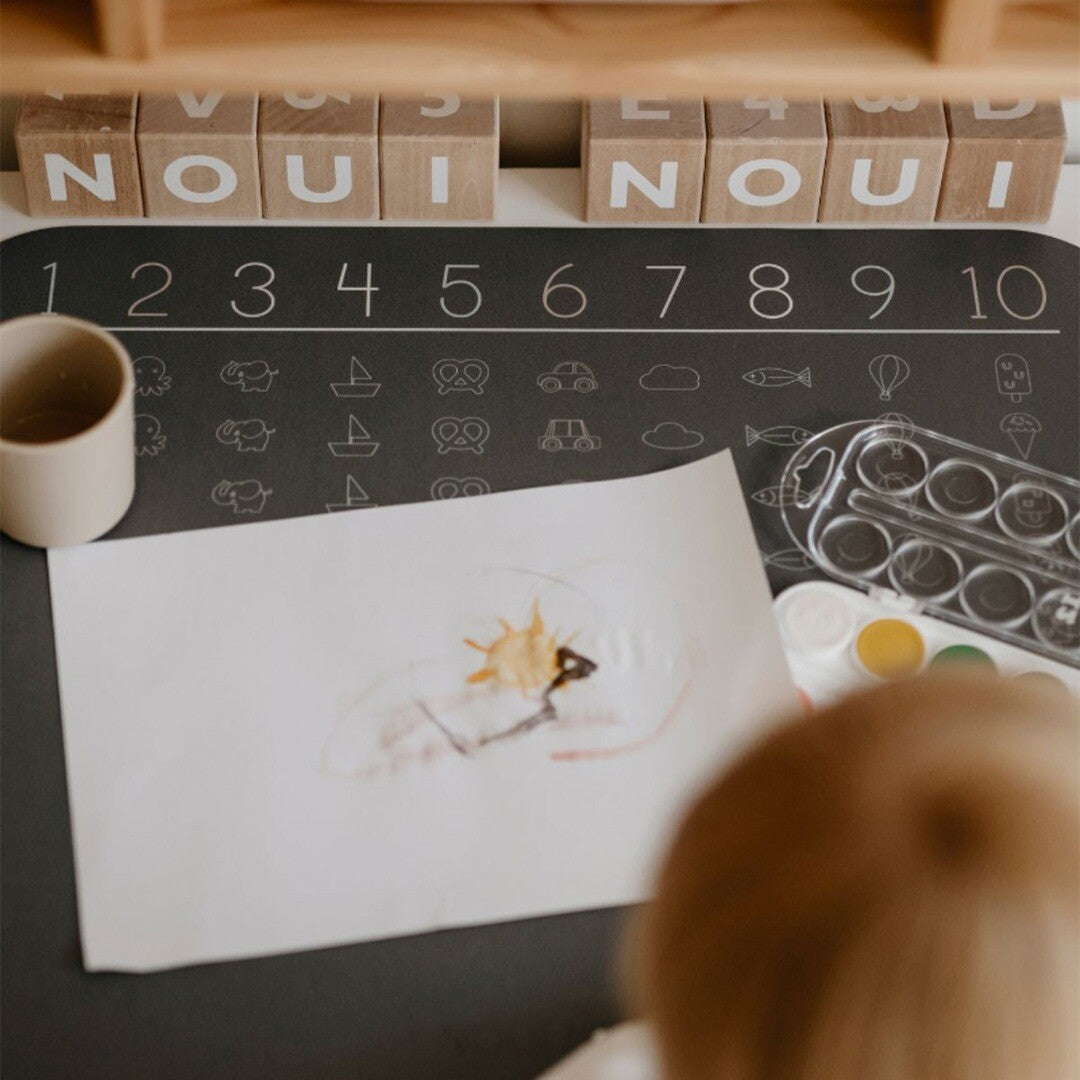 noui noui placemat learning numbers - 55 cm | NN12313 | 2