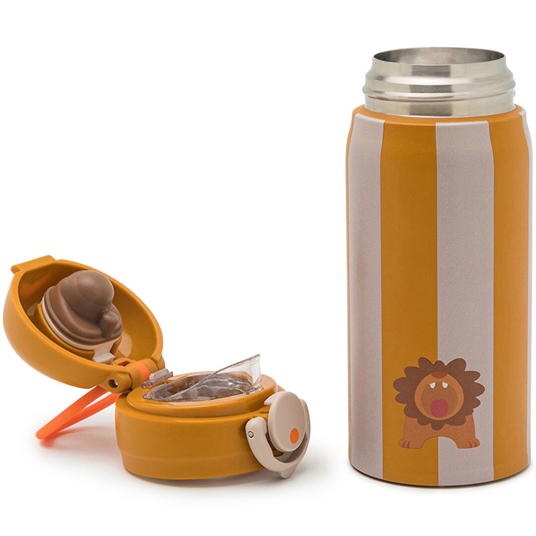 noui noui rvs thermosfles - lion - 350 ml | NN13103 | 4
