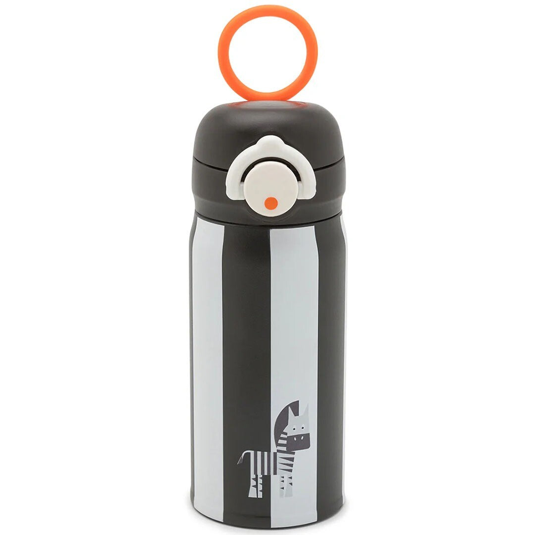 noui noui rvs thermosfles - zebra - 350 ml | NN13101 | 0