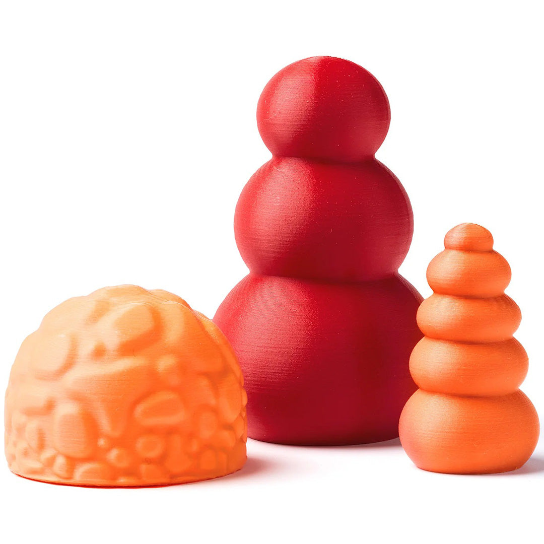 och och storyteller sensorische figuren treeset - orange outdoor - 3st