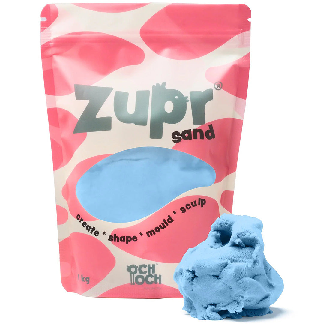 och och zupr kinetisch zand - betsy blue - 1 kg