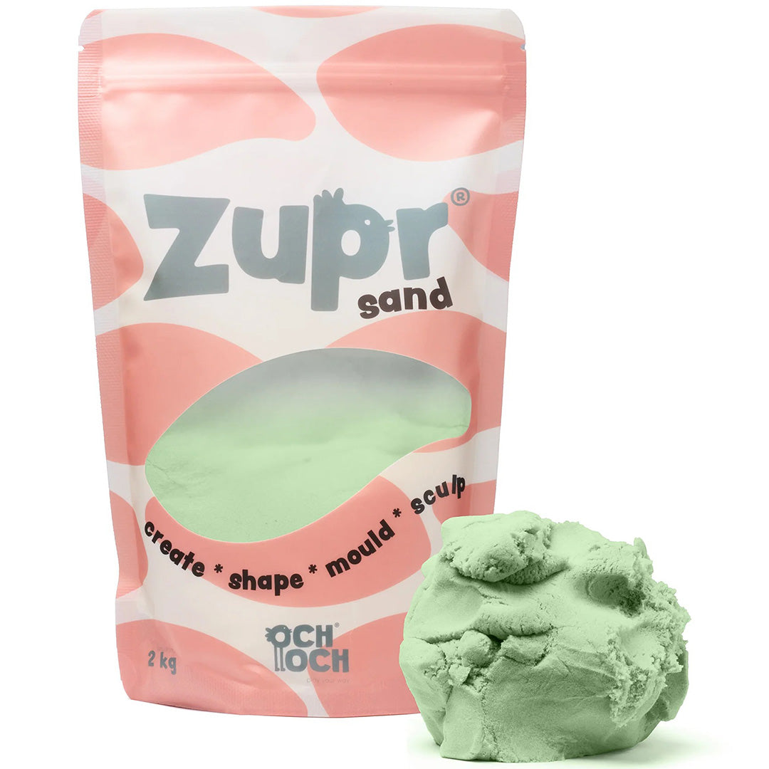 och och zupr kinetisch zand - grassy green - 2 kg