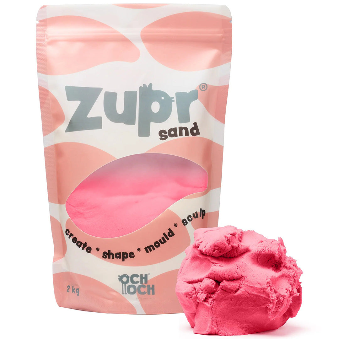 och och zupr kinetisch zand - poppy pink - 2 kg