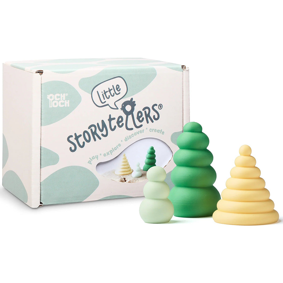 och och storyteller sensorische figuren treeset - green garden - 3st | 2