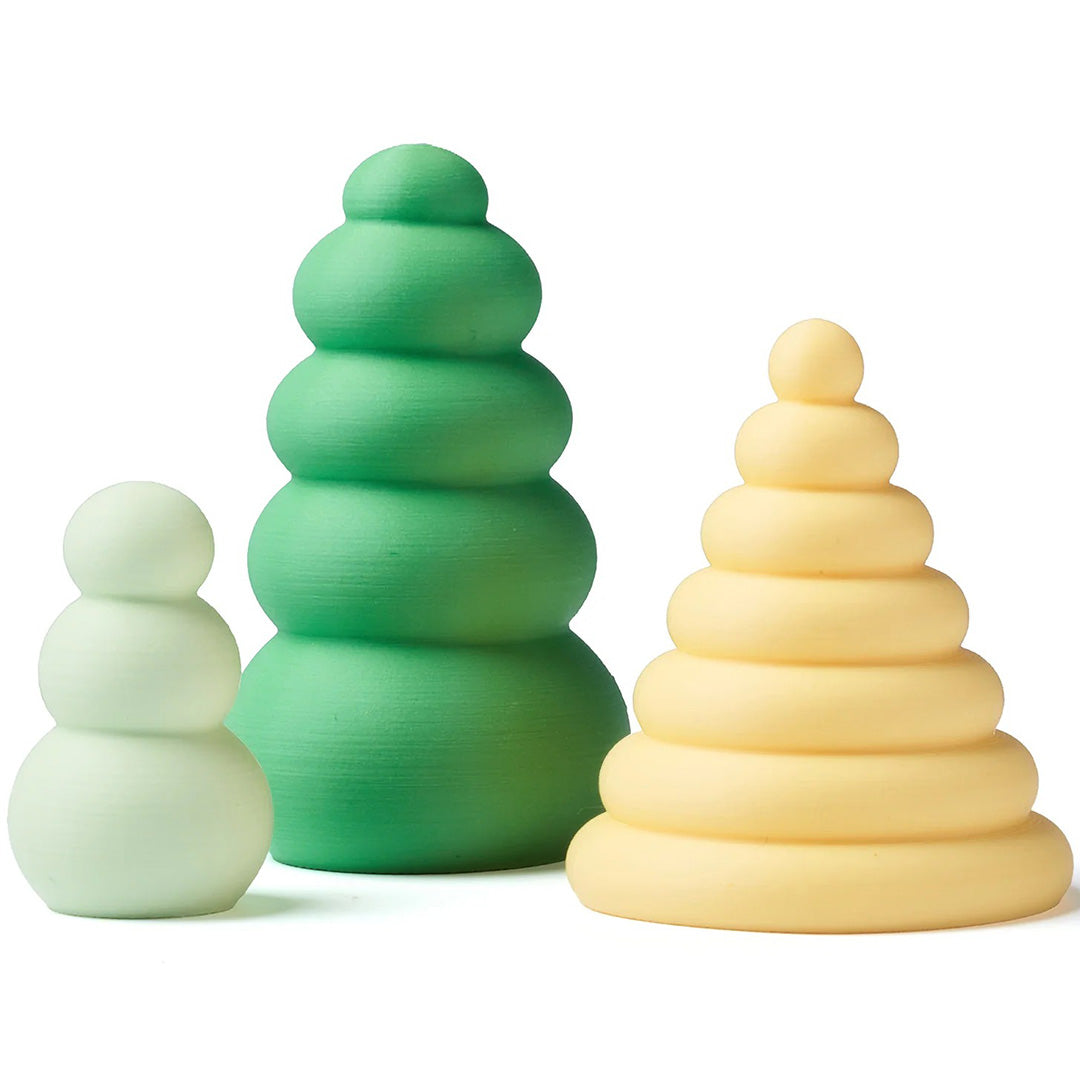 och och storyteller sensorische figuren treeset - green garden - 3st | 1
