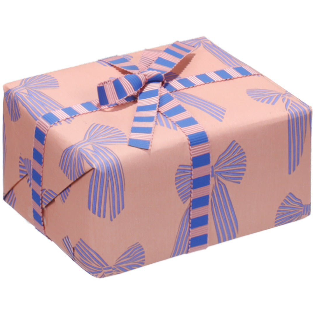 ole inpakpapier big bow - litchi - cornflower - 3 m 4