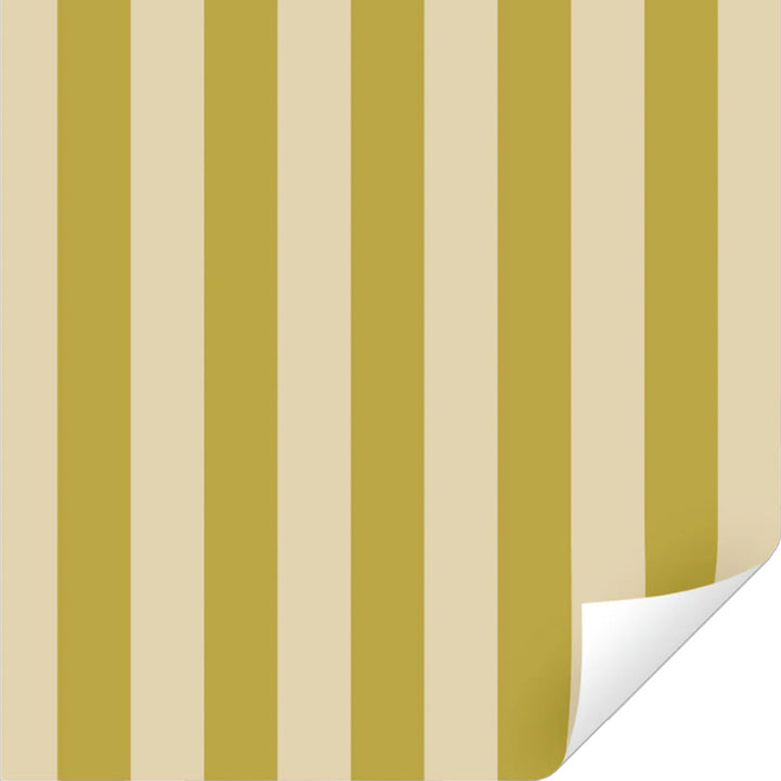 ole inpakpapier stripes - vanilla - seaweed - 3 m 1