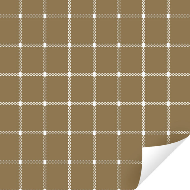 ole inpakpapier plaid - soil green - 3 m | 10KA612C | 0