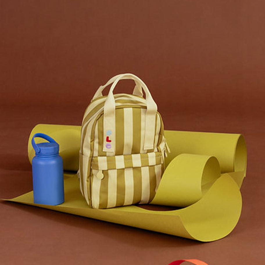 ole peuterrugzak stripes - vanilla seaweed - 30 cm | 1702072 | 2
