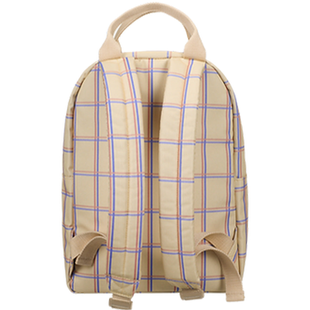 ole rugzak tartan - vanilla - 35 cm | 1702064 | 4
