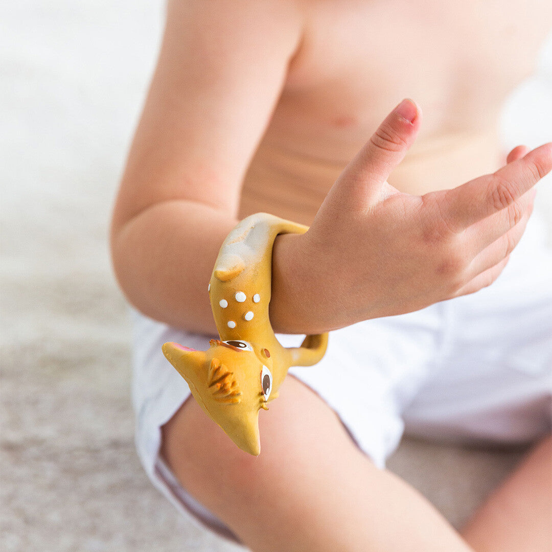 oli & carol bad- & bijtarmband hertje olive | L-DEER BRACELET-UNIT | 2
