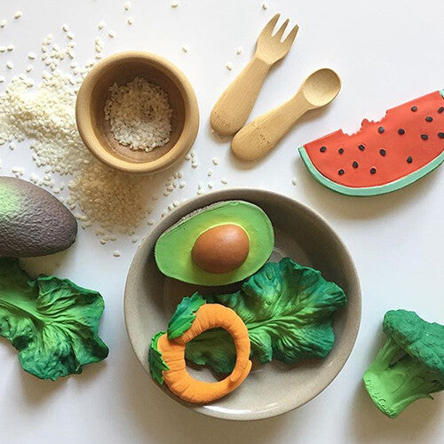 oli & carol bijt- & badspeelgoed watermeloen | L-WATERMELON-UNIT | 12