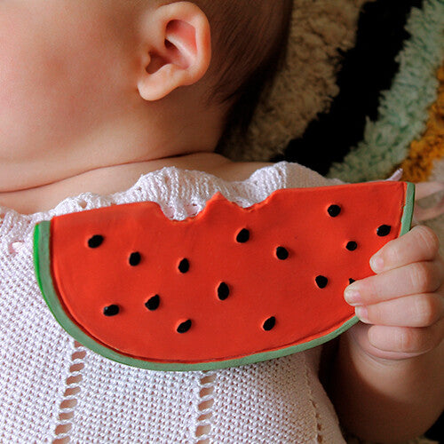 oli & carol bijt- & badspeelgoed watermeloen | L-WATERMELON-UNIT | 3