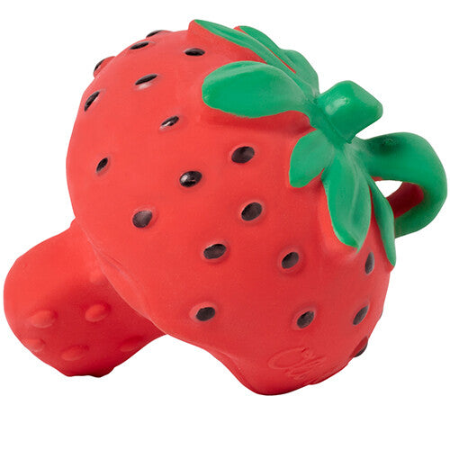 oli & carol bijtspeeltje aardbei | L-STRAWBERRY-UNIT | 0