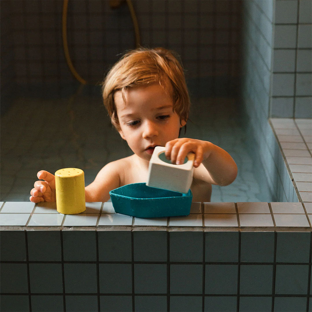 oli & carol badbootje - geel | L-UPCYCLED-BOAT-YELLOW | 3