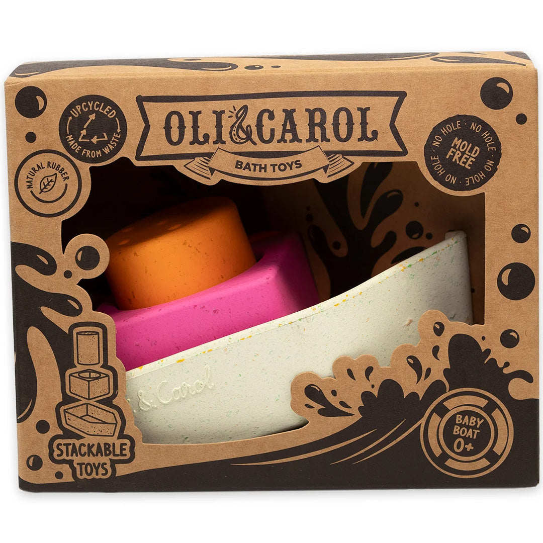 oli & carol badbootje - oranje | L-UPCYCLED-BOAT-ORANGE | 4