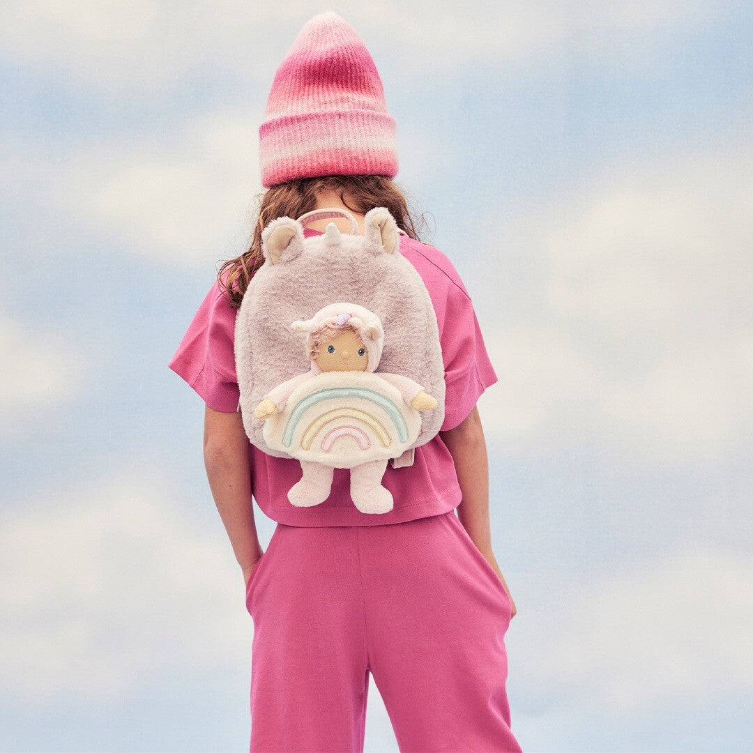 olli ella kleuterrugzak hopalong unicorn - lila | OEKBAG-DIN-LI-P | 1