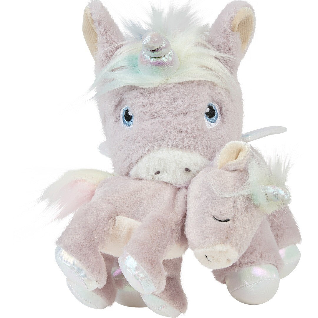 olli ella knuffeleenhoorn binky baby unicorn - glitter - 16 cm | OEKANI-UNI-LI-P | 3