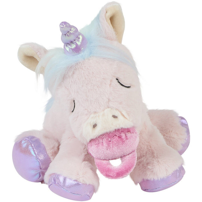 olli ella knuffeleenhoorn binky baby unicorn - sparkle - 16 cm | OEKANI-UNI-PI-P | 0