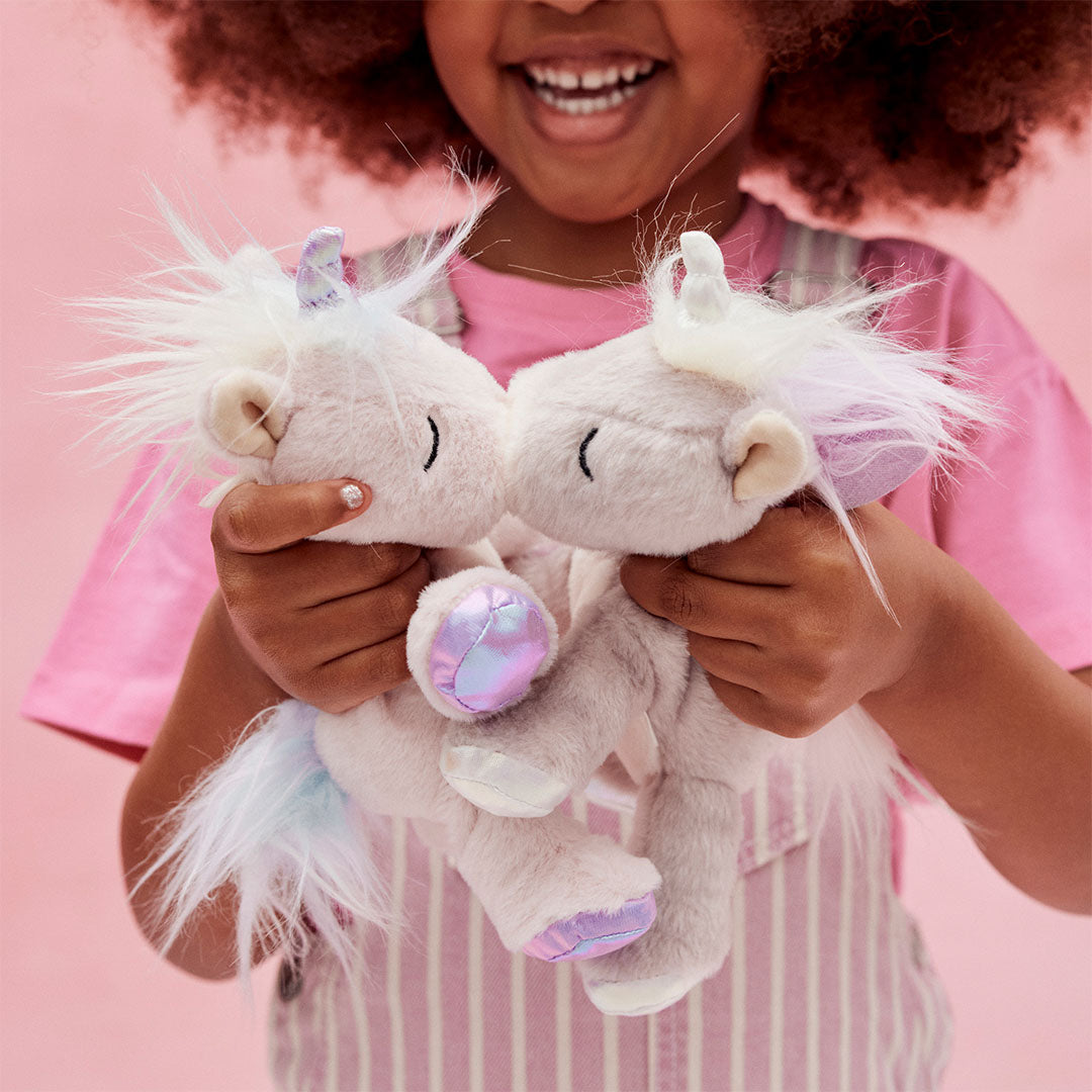 olli ella knuffeleenhoorn binky baby unicorn - sparkle - 16 cm | OEKANI-UNI-PI-P | 1