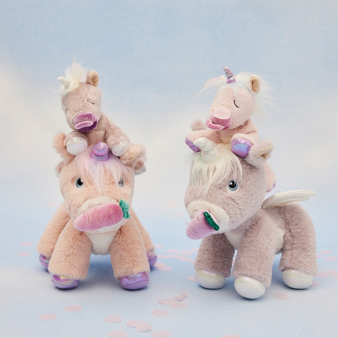 olli ella knuffeleenhoorn binky baby unicorn - sparkle - 16 cm | OEKANI-UNI-PI-P | 5